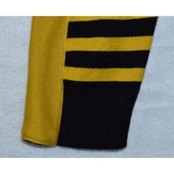 University of Missouri Emerson Street Unisex Sweater XL Yellow Cardigan Striped - Picture 3 of 12